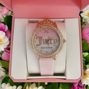 Juicy Couture Pink Ladies Fashion Gift Watch NIB